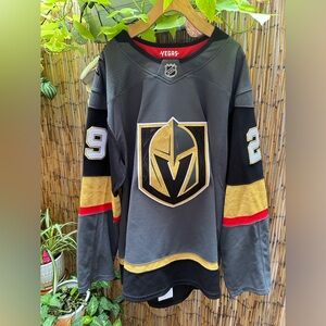ADIDAS MARC-ANDRE FLEURY VEGAS GOLDEN KNIGHTS NHL AUTHENTIC JERSEY, SIZE 56